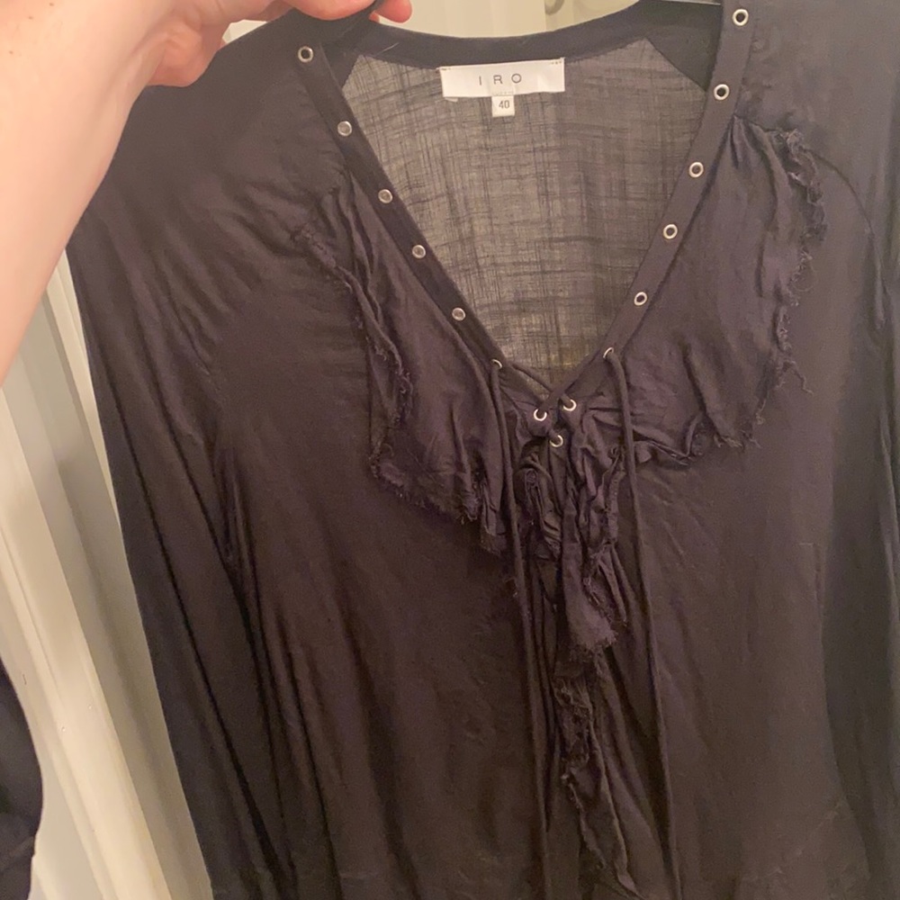 IRO peasant blouse